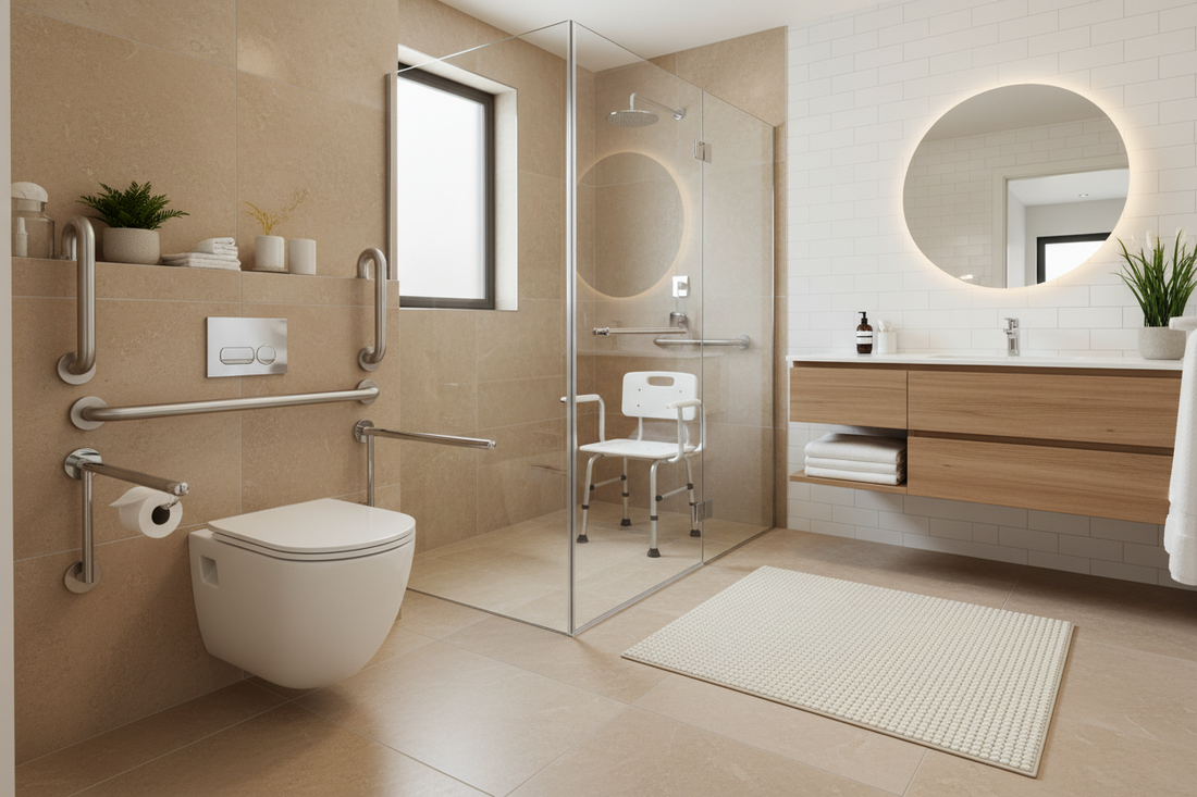 How to Set Up a Safe Bathroom for Seniors: Grab Bars, Non-Slip Mats & More