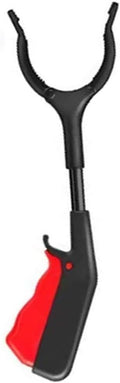 2 Pack Black Grabber Reacher Tool, 32" Foldable, 24" Lightweight Trash Claw Grabbers for Elderly, Reaching Tool for Trash Pick Up Stick, Litter Picker, Arm Extension (Size : 12inch(2pcs))