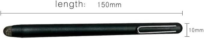Stylus for Compatible with Samsung Galaxy Tab S7/S8/S9 11" Tablets - Touch Screen Pen Fiber Tip Aluminum Lightweight Black Q7E