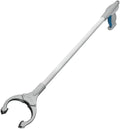 32 Inch Grabber Plus Reacher Tool With Built-In Magnet, 360 Degree Rotating Head, Ergonomic Trigger Grip, Trash Picker Upper