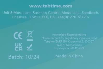 Tabtime Vibrating Alarm Reminder Watch - with up to 10 Personal Alarms or Pill Reminders per Day