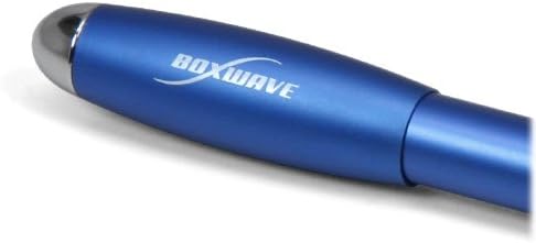 BoxWave Universal Capacitive Styra, Capacitive Stylus with Rollerball Pen - Magnet Silver, Stylus Pen for Smartphones and Tablets