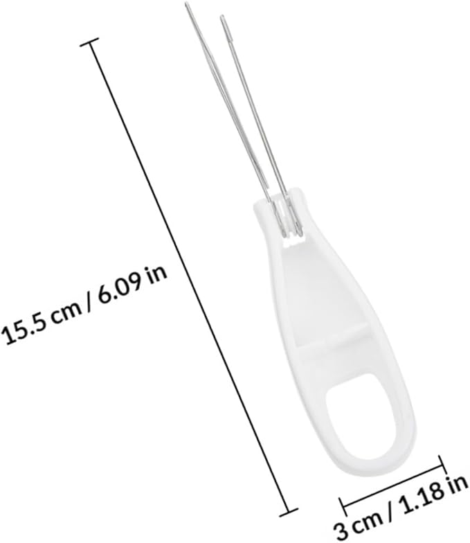 2pcs Button Hook and Zipper Puller Dressing Aid Tool, Fixed Button Hook and Simple Zipper Pulling Helper for Clothing, Portable Buttoning Assistance for Arthritis and Daily