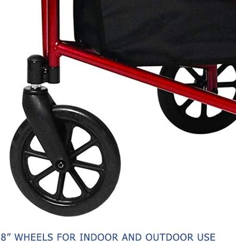 Lumex 3 Wheel Cruiser - Lightweight & Narrow Three Wheel Walkers for Seniors & Tight Spaces