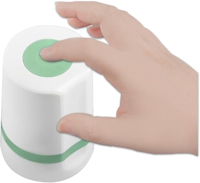 EZ Grind Electric Pill Crusher – Automatic Medication Grinder for Tablets & Vitamins – Rechargeable, Easy to Use, Stainless Steel Blade, Safe & Consistent Results (Green with Pill Pouches)