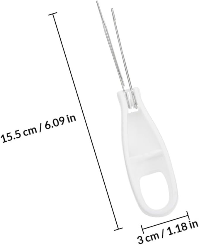 2pcs Button Hook Dressing Aid Set with Zipper Pulling Helper and Fixed Button Hook and Clothing Fastening Portable One-Handed Grip Device for Seniors and Mobility Assistance