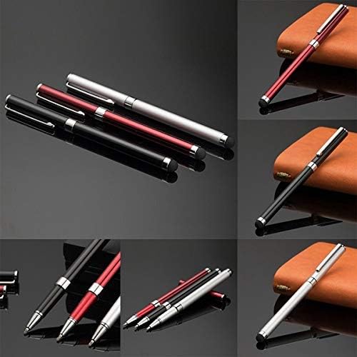 Pro Stylus Capacitive Pen Compatible with HTC Exodus 2 Upgraded Custom High Precision Touch Full Size 6 Pack! (Black)