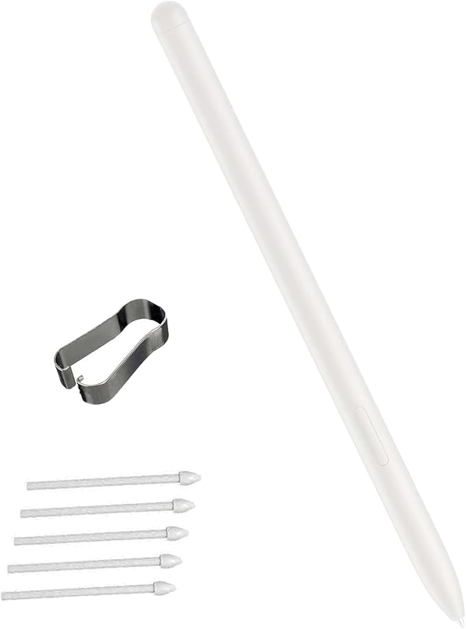 Galaxy Tab S10 Ultra S Pen Compatible with Samsung Galaxy Tab S10+/S10 Lite,Tab S10 Ultra Stylus Pen Replacement for Galaxy Tab S10 Ultra/S10 Plus/S10 Lite All Versions S Pen with Nibs(Beige)