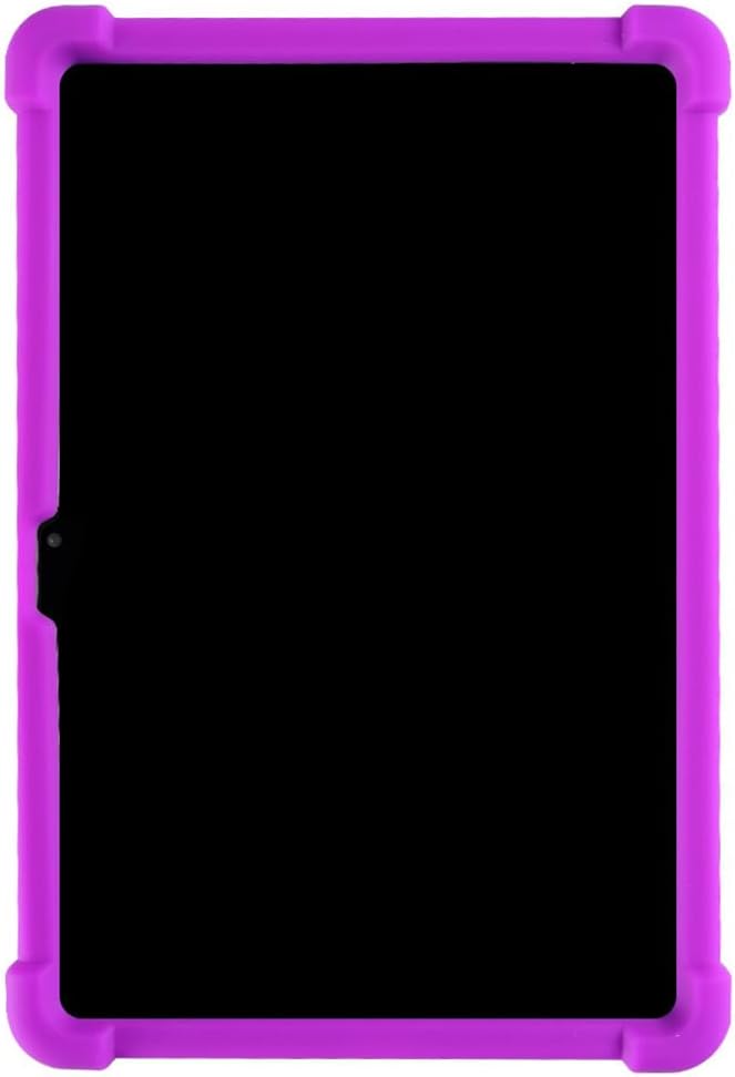 Case for onn. 11" Tablet Pro (2024 Model) - Soft Slim Lightweight Protective Silicone Stand Cover Case + 1 Random Color Stylus (Purple)