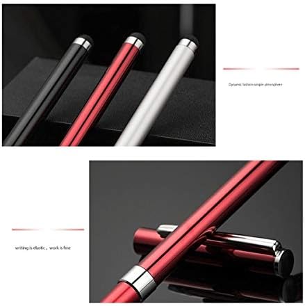 Pro Stylus Capacitive Pen Compatible with HTC Exodus 2 Upgraded Custom High Precision Touch Full Size 6 Pack! (Black)