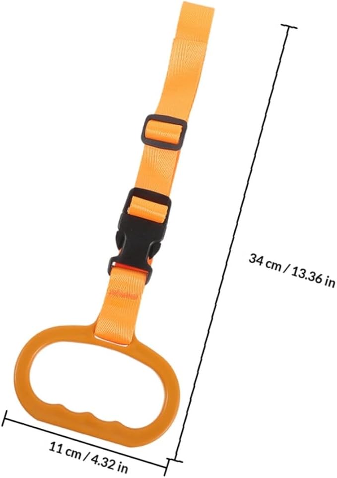 MAGICLULU Car Assist Handle 2pcs Orange Vehicle Grab Handles Safety Rails for Seniors Disabled Elderly Pregnant Women Mobility Support Car Door Hand Rails