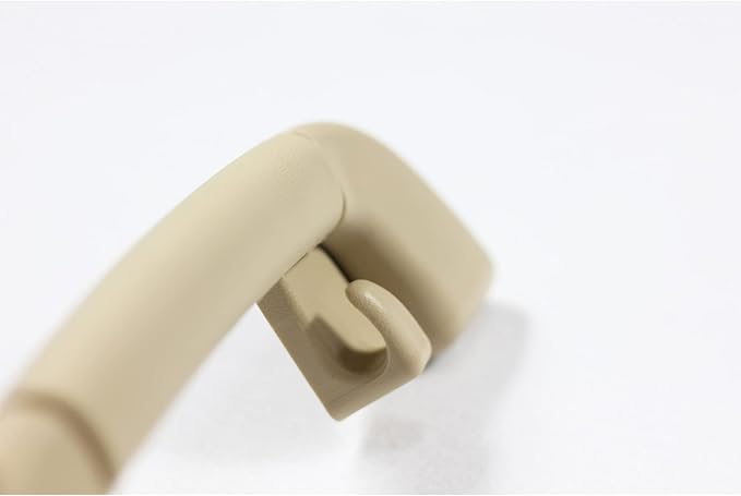 Auto Roof Pull Handle Grab Rail Grey with Hook for Toyota Camry(XV40) 07-11 Avalon 05-12 OEM:74610-30240 (Rear Right Handrail with Coat Hook(Flaxen) 1Pcs)