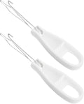 2pcs Button Hook Tool and Zipper Pulling Helper Set, Manual Dressing Aid for Seniors and Disabled, Convenient Button Assist Device for Clothing and Zipper Pulling