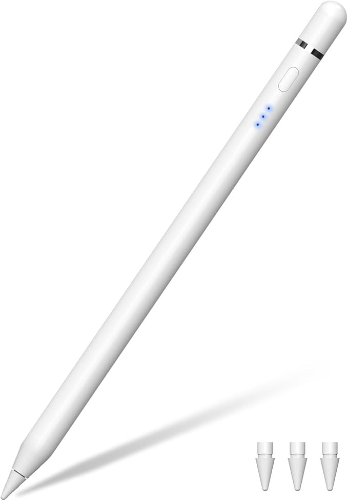 iPad Pencil for Apple iPad 2018–2026, Magnetic Charging Stylus Pen for Pencil 2nd Generation &1st Generation with Tilt Sensitivity& Palm Rejection, Pencil for iPad A16 Pro 11/12.9/13, Air, Mini