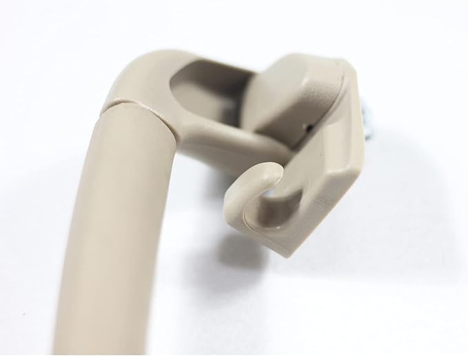 Auto Roof Pull Handle Grab Rail Grey with Hook for Toyota Camry (XV40) 2007-2011 Avalon 05-12 OEM:74610-30240 (Rear Left Handrail with Coat Hook(Beige) 1Pcs)