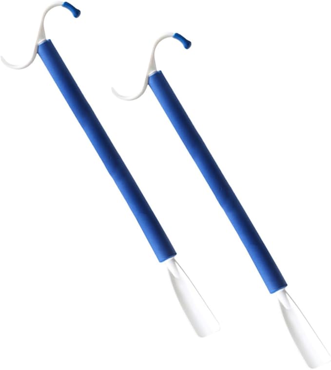 SOESFOUFU Dressing Aid Stick Shoehorn Sock Aid Kit Long Handle for Seniors Disabled Elderly