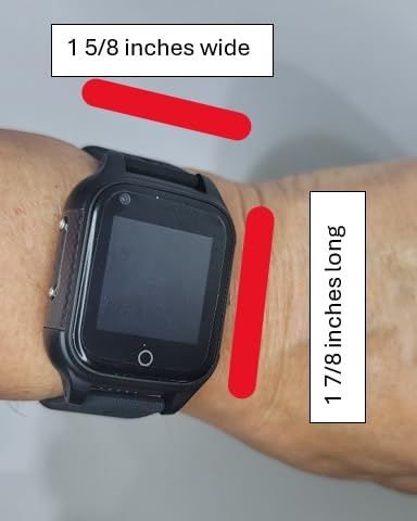 WisePath Medical Alert Watch Fall Detection Waterproof 2-Way Voice 911 Call No Monthly Fee SAW911-365