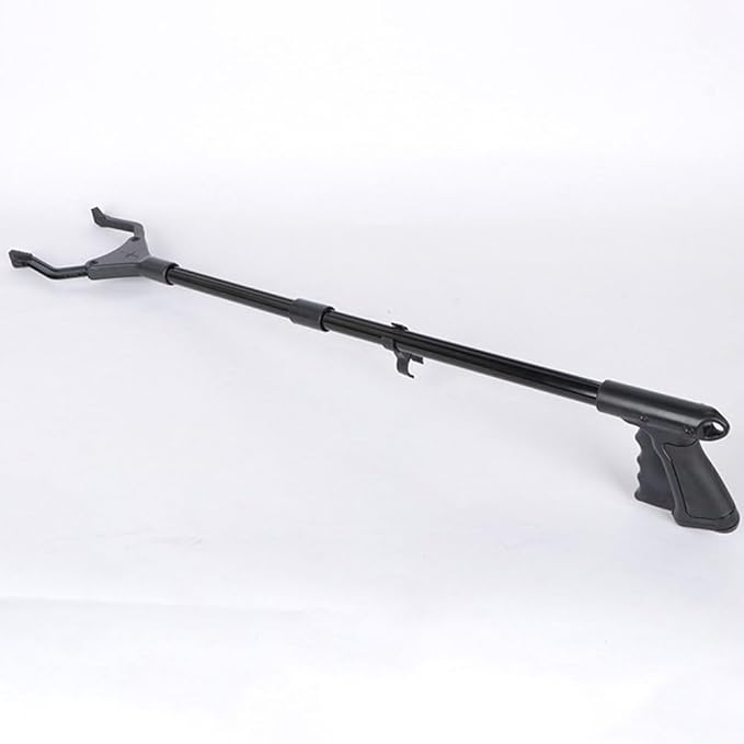 2 Pack Black Grabber Reacher Tool, 32" Foldable, 24" Lightweight Trash Claw Grabbers for Elderly, Reaching Tool for Trash Pick Up Stick, Litter Picker, Arm Extension (Size : 32inch(2pcs))