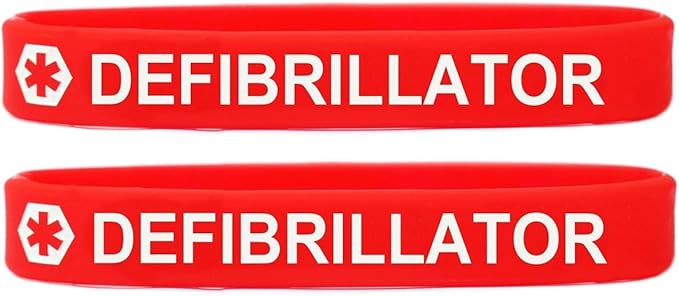 2 Pack of Medical Alert Wristband Bracelets in 12 Options