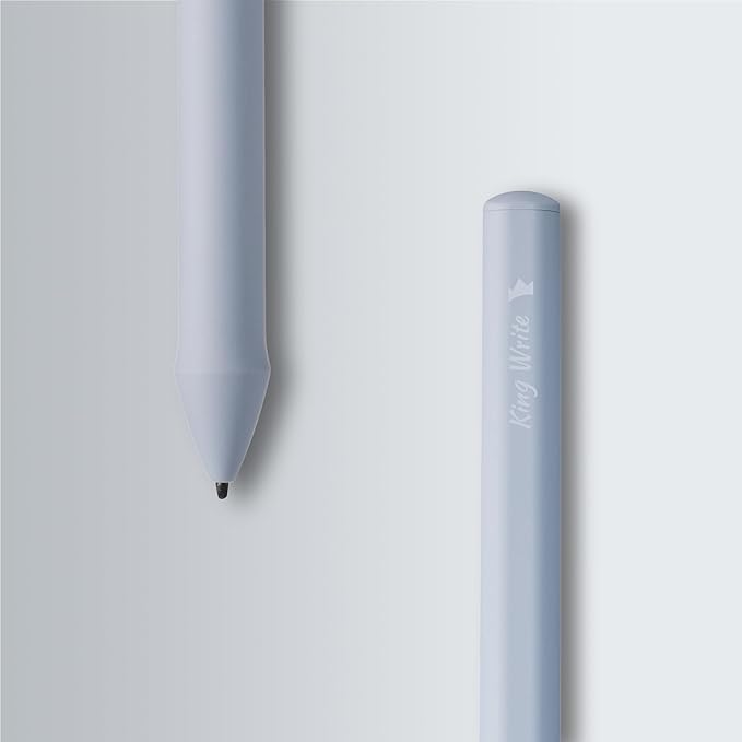 SY05 EMR Stylus Pen for Kindle Scribe & Remarkable 2, 4096 Pressure, Digital Eraser, Battery-Free, Magnetic Attach, 10 Replacement Tips (Gray)