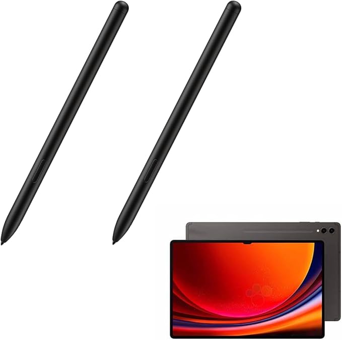 2 Pcs Tab S9 S Pen Replacement for Samsung Galaxy Tab S9 Pen, Tablet S9 Plus Stylus Pen for Samsung Galaxy Tab S9 Ultra S Pen, Tab S9/S9 Ultra/S9 Plus Stylus Pen withoutBluetooth (Black)