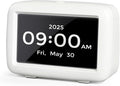 PILSAMAS Talking Clock for Seniors with 8 Medication Pill Reminders, Big Digit, 12 Custom Event Alerts, 5 Aalrams & Auto DST, Bedside & Desk Alarm Clock for Blind, Visually Impaired, Elderly, Dementia