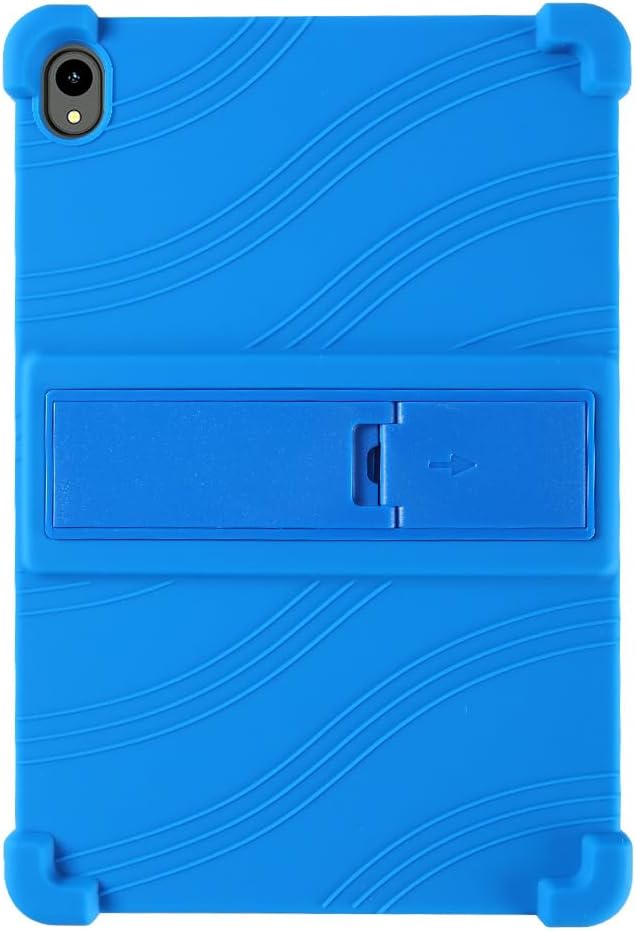 Case for onn. 11" Tablet Pro (2024 Model) - Soft Slim Lightweight Protective Silicone Stand Cover Case + 1 Random Color Stylus (Blue)