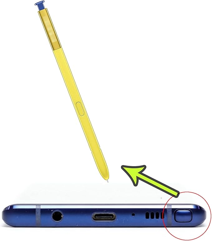 2 Pcs Galaxy Note 9 Stylus Pen Replacement for Samsung Galaxy Note 9 5G Stylus Pen,SM-N960U,SM-N960U1,SM-N960N,SM-N960W,SM-N960X,SCV40 WithBluetooth(Blue)