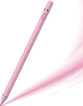 DOGAIN Active Stylus Pen for Touchscreen, iPad Pencil 1.5mm Fine Point Pen, Digital Pens Rechargeable for Tablet, Stylus Pens Compatible with iPad Air/Mini/Pro/Android/iPhone and Most Device - Pink