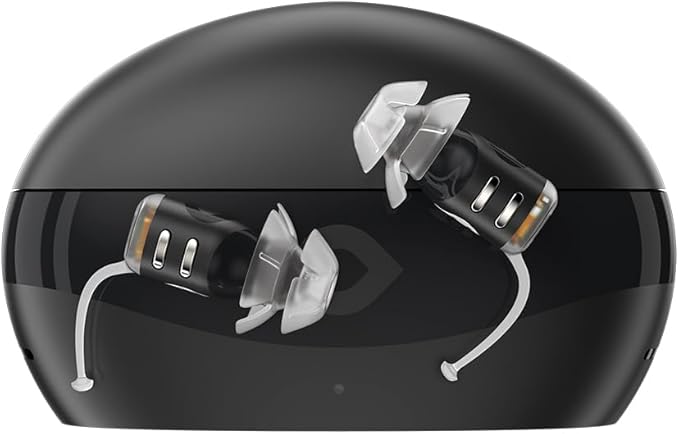 EARGO SE Self-Fitting FDA-Cleared OTC Hearing Aids Virtually Invisible Rechargeable for Seniors