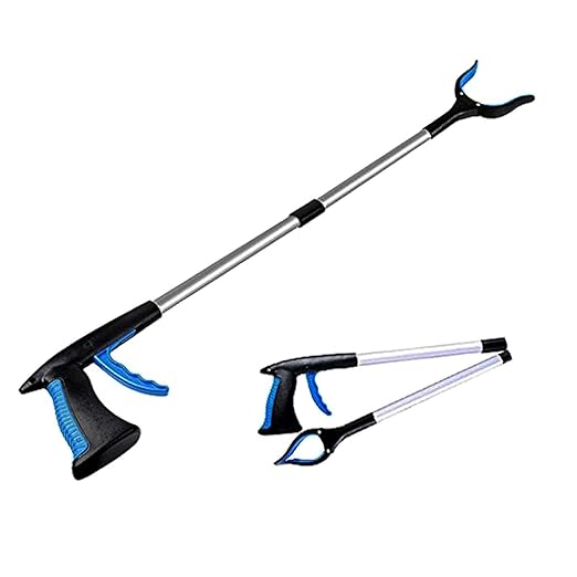 32" Foldable Grabber Reacher for Elderly, Mobility Aid Reaching Assist Tool Pickup Tool Trash Gripper(OneColor)