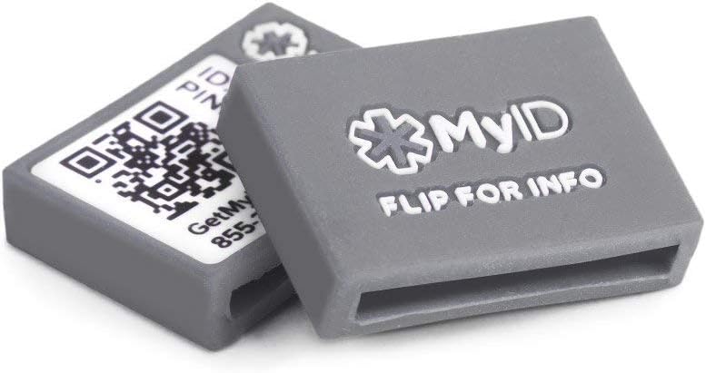 myID Medical ID Sleeve that Fits Apple Watch, Fitbit, Samsung Gear, Garmin and More