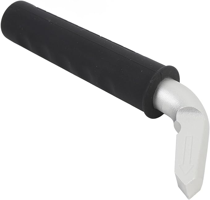 2PCS Car Door Assist Handles, Non Slip Silicone Grip Automotive Grab Support Bar, Ergonomic Portable Handle for Seniors and Mobility Assistance with Aluminum Alloy Frame for Most (Black)