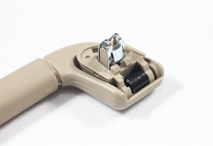 Auto Roof Pull Handle Grab Rail Grey with Hook for Toyota Camry (XV40) 2007-2011 Avalon 05-12 OEM:74610-30240 (Rear Right Handrail with Coat Hook(Beige) 1Pcs)