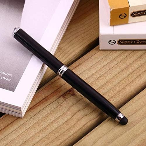 Pro Stylus Capacitive Pen Compatible with HTC Exodus 2 Upgraded Custom High Precision Touch Full Size 6 Pack! (Black)