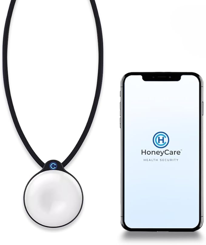 Fall Alert Pro Automatic Fall Detection Pendant No Monthly Fees 2-Way Voice for Seniors