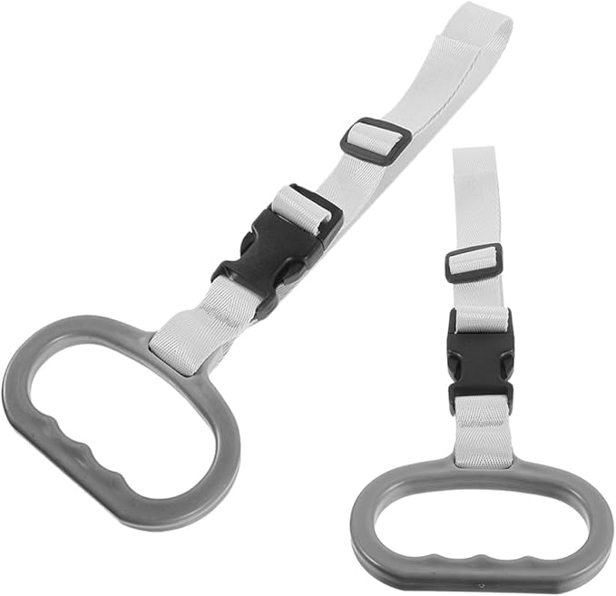 Mikinona 2pcs Car Grab Handles for Seniors and Disabled Adults, Automotive Door Assist Hand Rails with Strap, Mobility Aid for Elderly and Pregnant Passengers