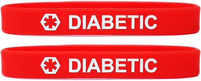 2 Pack of Medical Alert Wristband Bracelets in 12 Options