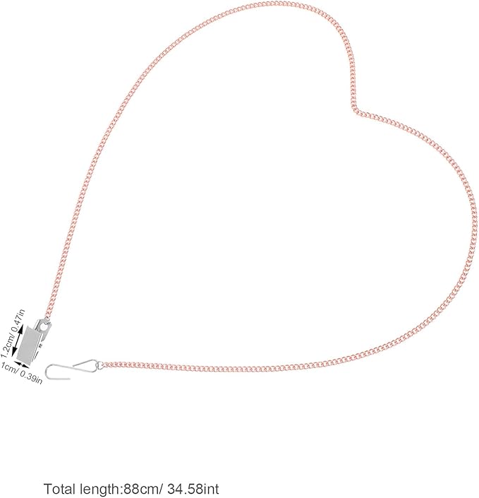 2pcs Women Zipper Puller Tool with Hook, Universal Zipper Assistance Chain for Dresses and Boots, Portable Dressing Aid for Easy Unzipping and Button Pulling