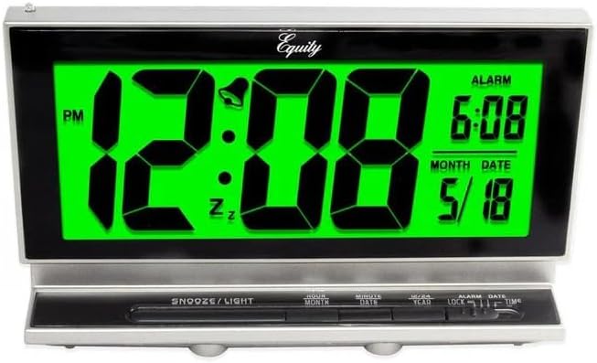 The Low Vision Store Large Print LCD Alarm Clock- 2 inches