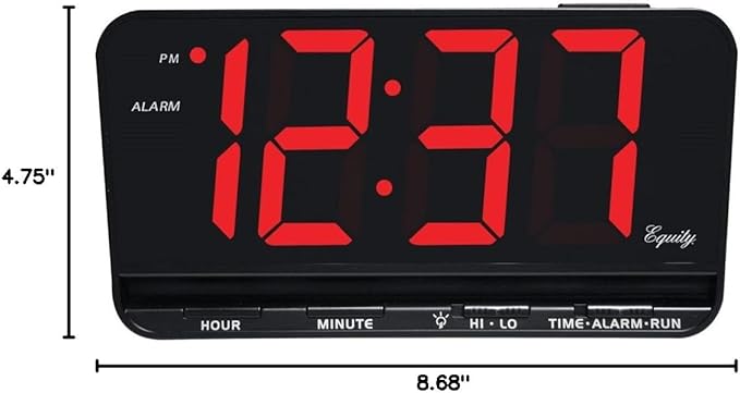 Jumbo Display Digital Alarm Clock with 3-inch LED