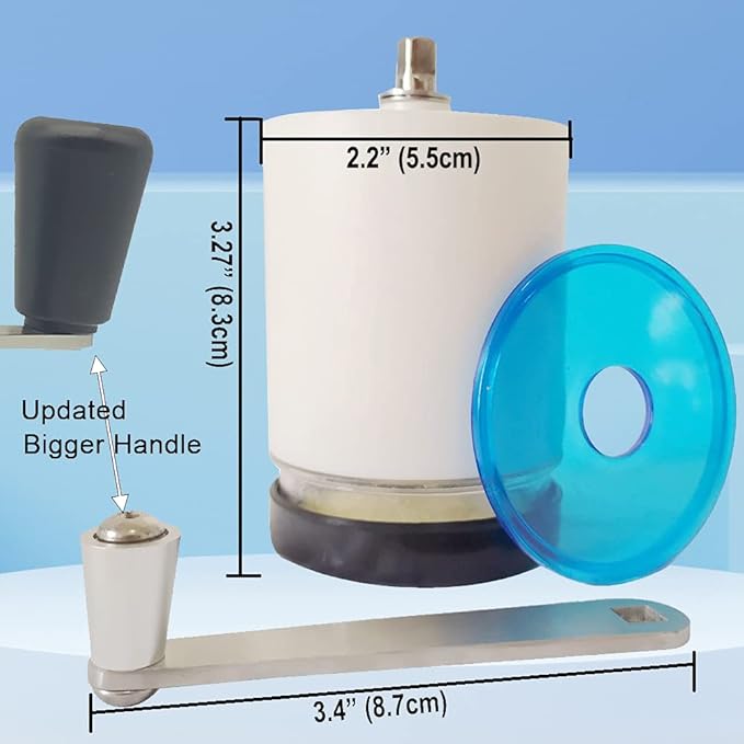 CoaGu Pill Crusher and Pulverizer - 2 Pack Pill Boxes and Cutter - Labor-Saving Grinder for Efficiently Crushing Multiple Tablets into Fine Powder