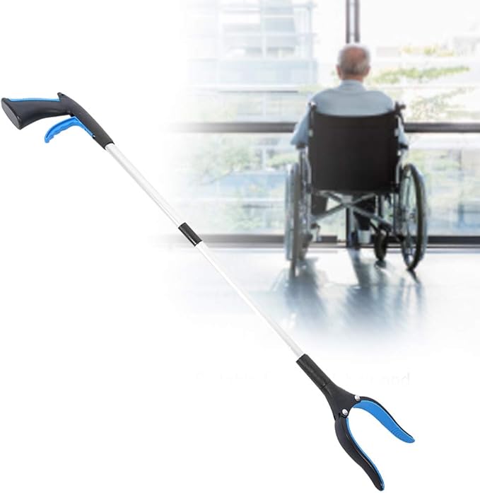 32" Longer Grab Tool, Foldable Garbage Picker, Elderly Disabled Grabber, Garbage Claw Pickup Stick Achieve Tool, Foldable Garbage Picker Elderly Trash Picker Grab It Pick Up Tool Grabber Reacher P