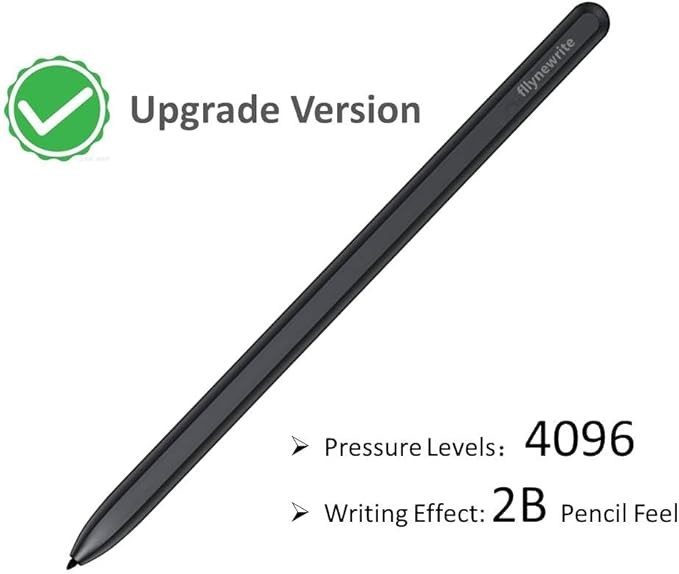 EMR Digital Stylus Pen for Remarkable 1/2 (4,096 Pressure Levels) for Kindle-Scribe Tablet,Writing,Drawing,EMR Devices with Tips/Nibs (Black)