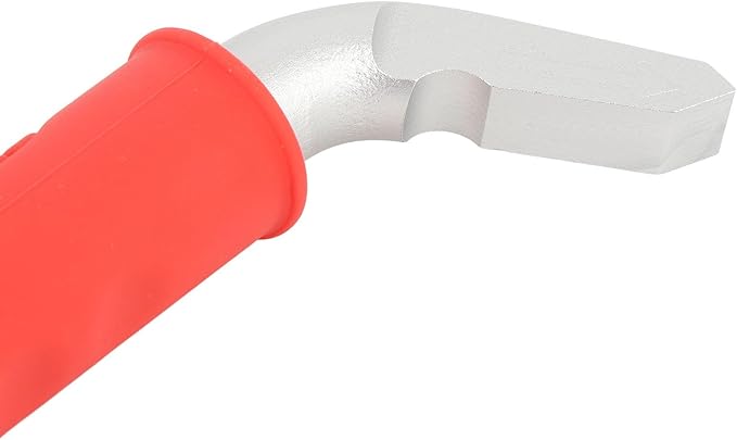 2PCS Car Door Assist Handles, Non Slip Silicone Grip Automotive Grab Support Bar, Ergonomic Portable Handle for Seniors and Mobility Assistance with Aluminum Alloy Frame for Most (Red)