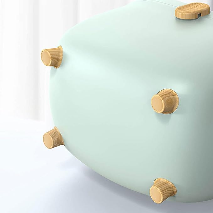 Hapivida Medicine Organizer Box, Oval Plastic Storage Box with Double Layer Compartments 280x200x180mm Large Capacity for Home Dorm Bathroom Countertops