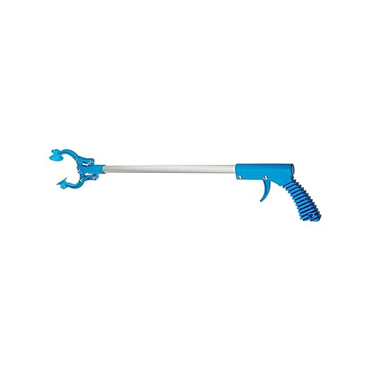 Sammons Preston 32-Inch Adapt-a-Reacher Suction Cups Rotating Head Extended Reach for Seniors