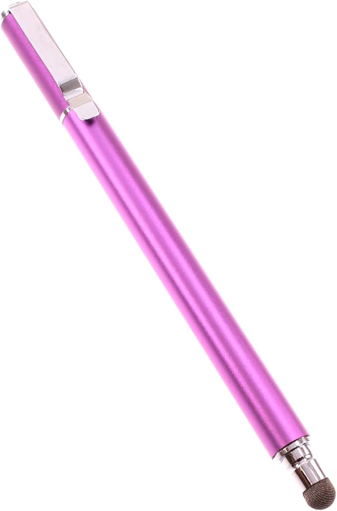 Purple Stylus Touch Screen Pen Compatible with OnePlus 15/15R - Fiber Tip Aluminum Lightweight