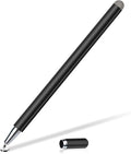 Stylus Touch Screen Pen Fiber Tip Compatible with Lively Jitterbug Smart4, Aluminum Lightweight Black