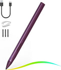 Stylus Pen for HP Envy X360 Pavilion X360 Specter X360 Spectre X2 Envy X2 Rechargeable MPP 2.0 Tilt Active Pen with 4096 Pressure Sensitivity, Palm Rejection, Triangular Pen Body Design, Red